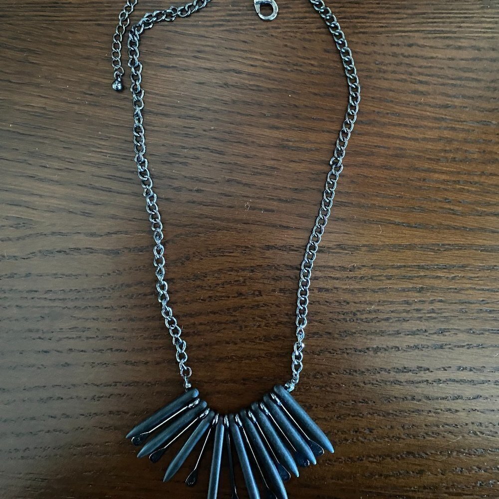 Stylish metal necklace